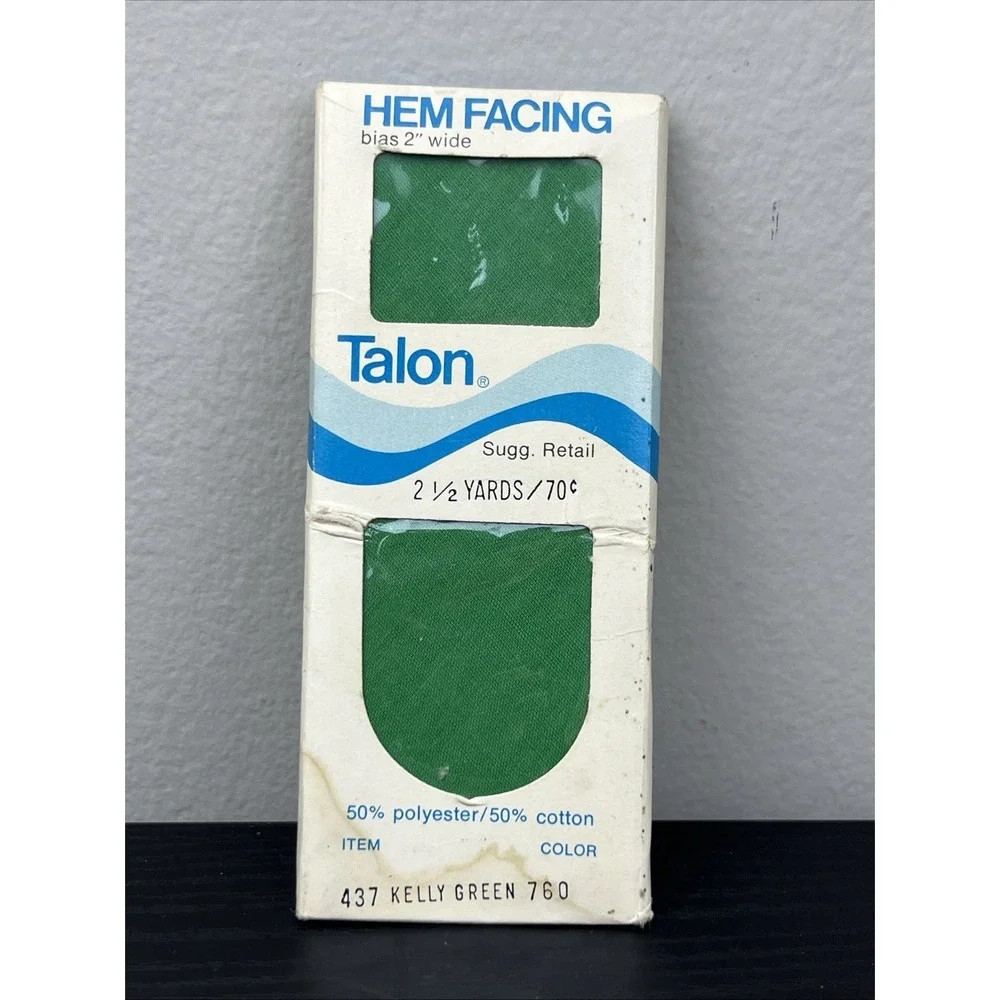 Vintage 1973 Talon Hem Facing‎ Bias 2